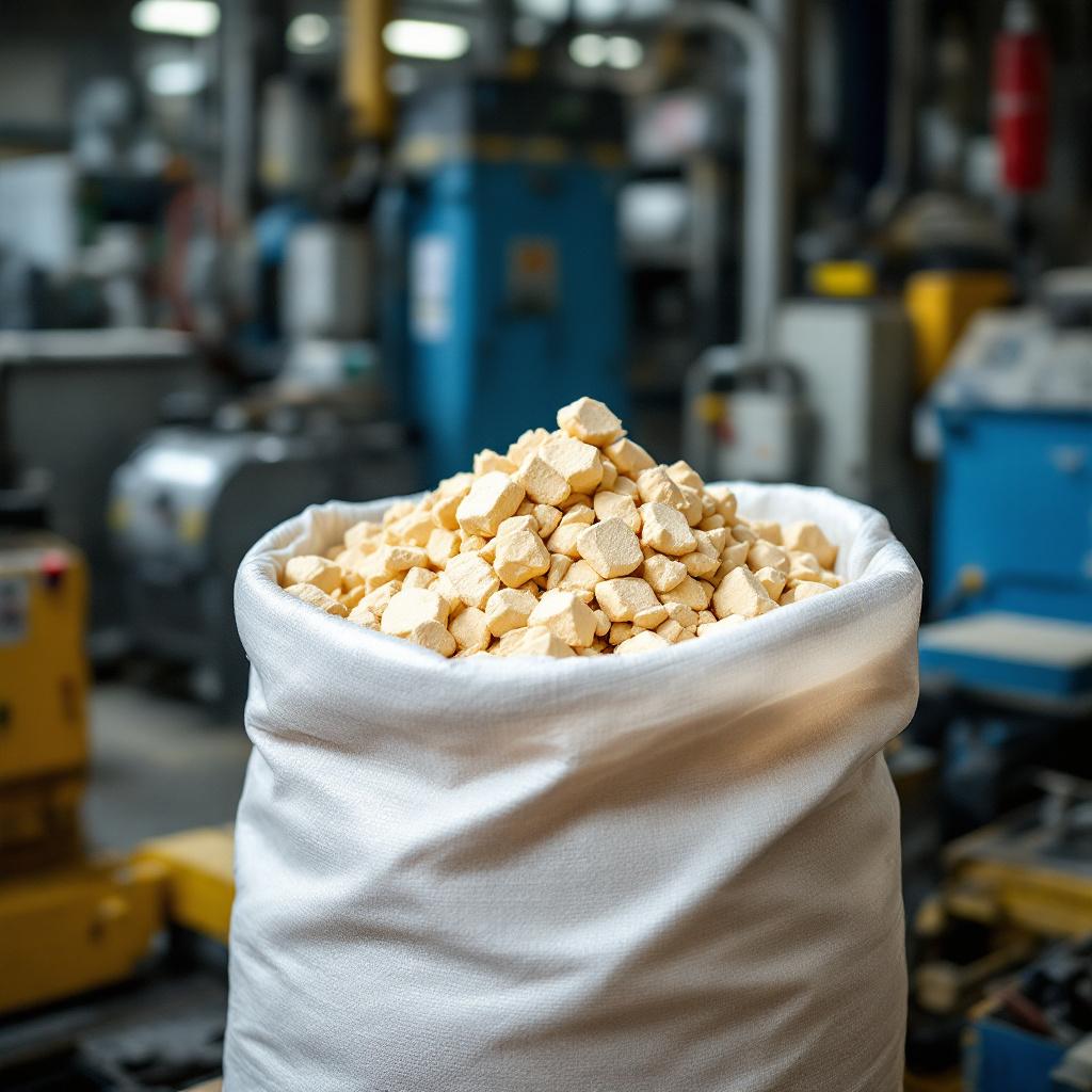 Piedra caliza calcinada